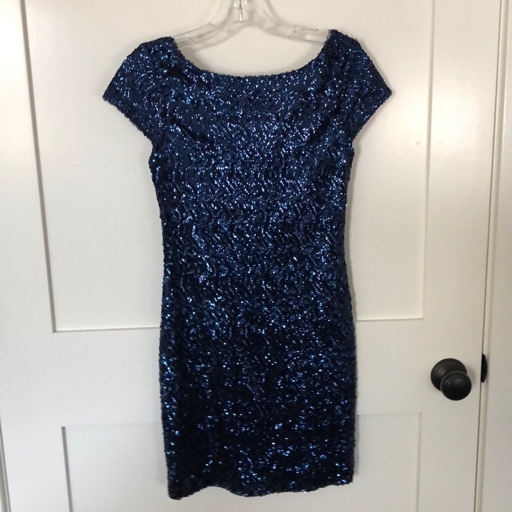 Blue homecoming dress